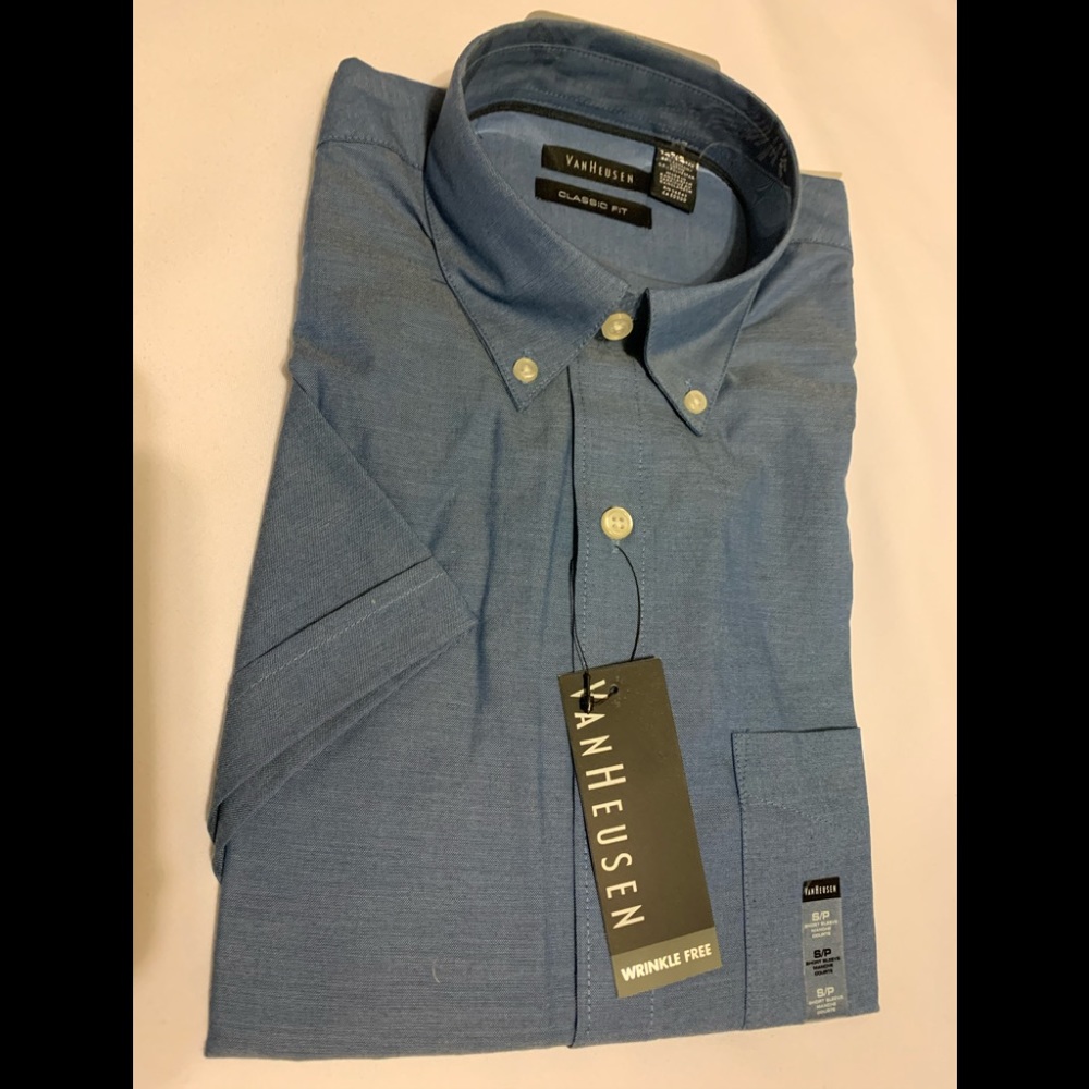 Van Heusen Short Sleeve Button Down Shirt